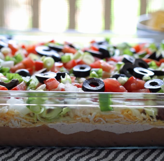 Eight Layer Taco Dip Appetizer