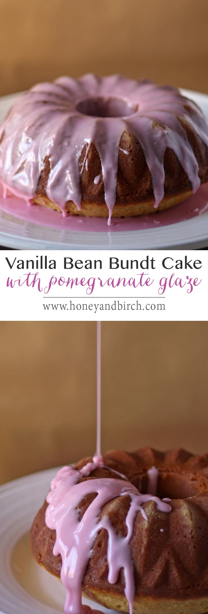 Vanilla Bean Bundt Cake Honey and Birch