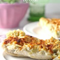 When chicken for dinner gets boring, make this Parmesan Artichoke Chicken dish! | honeyandbirch.com