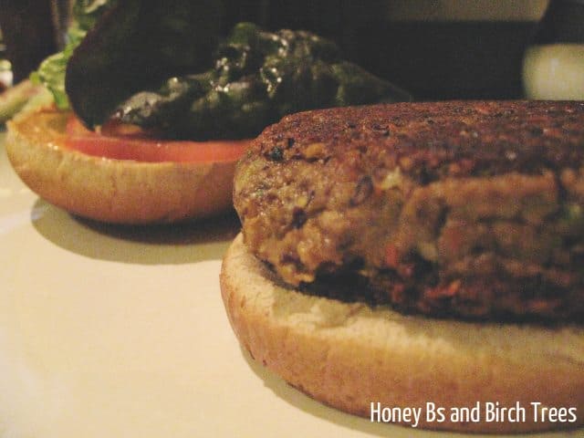 Spicy Black Bean Burger | Honey Bs and Birch Trees