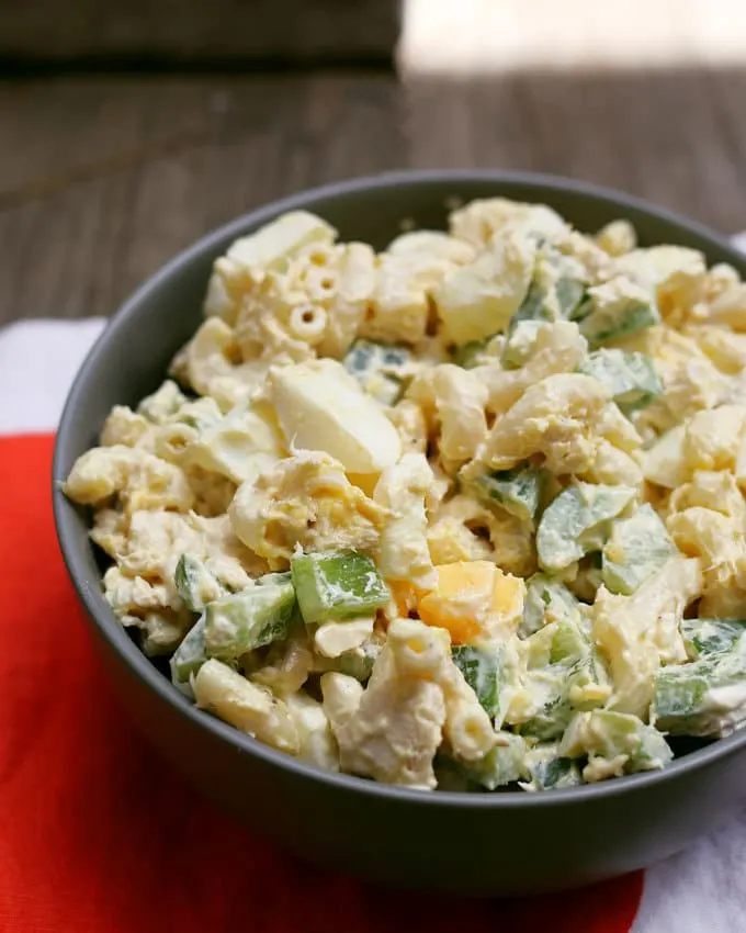 picture of boiled egg tuna macaroni salad recipe