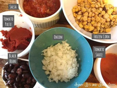 Corn and Black Bean Sloppy Joes