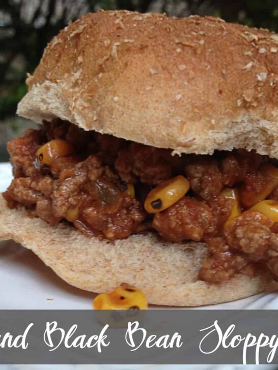 Corn and Black Bean Sloppy Joes