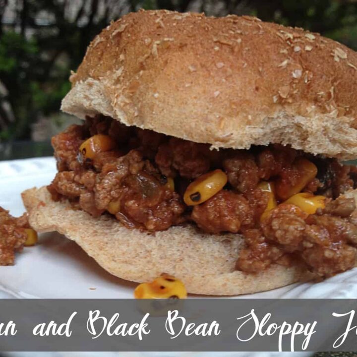 Corn and Black Bean Sloppy Joes