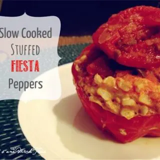 Slow Cooked Stuffed Fiesta Peppers