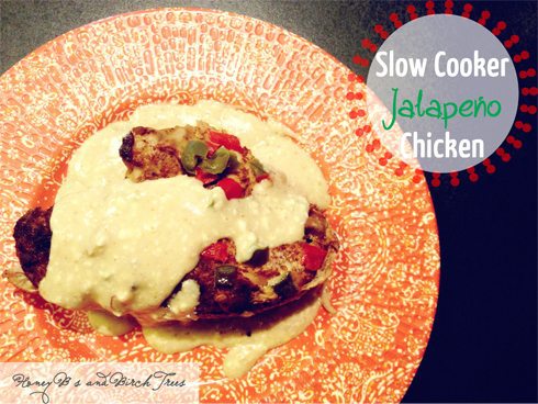 Slow Cooker Jalapeno Chicken | Honey Bs and Birch Trees