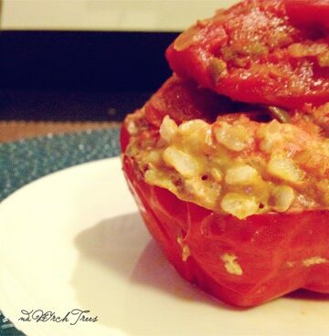 Slow Cooked Stuffed Fiesta Peppers