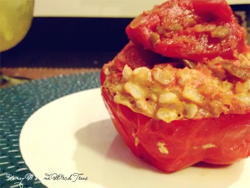 Slow Cooked Stuffed Fiesta Peppers | Honey Bs and Birch 