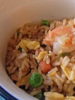 Shrimp Fried Rice with Sweet Soy Sauce | www.honeyandbirch.com #glutenfree