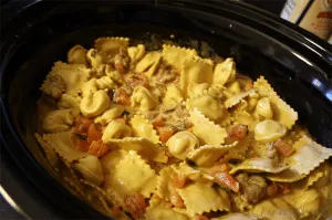 Slow Cooker Tuscan Pasta