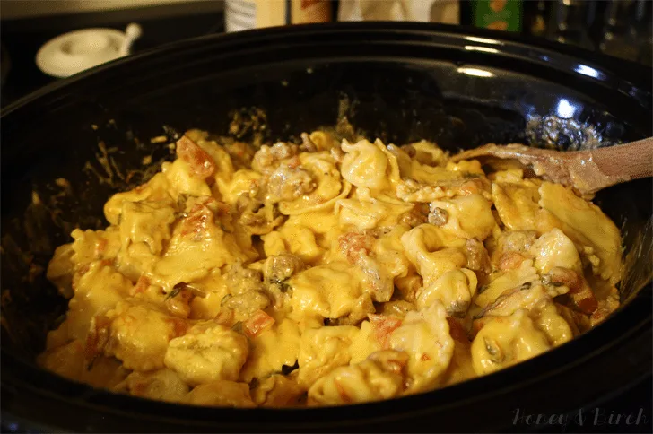 Slow Cooker Tuscan Pasta