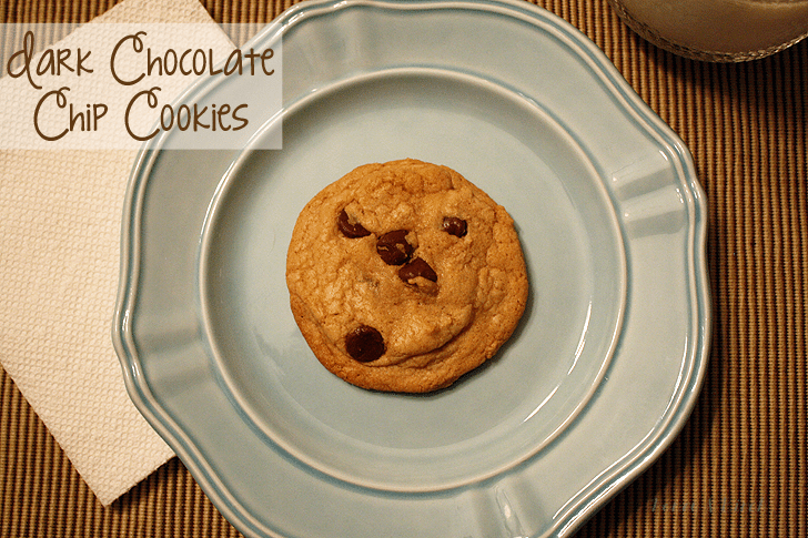 Dark Chocolate Chip Cookies