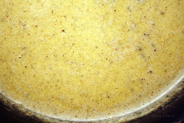 Fold in the cheese.