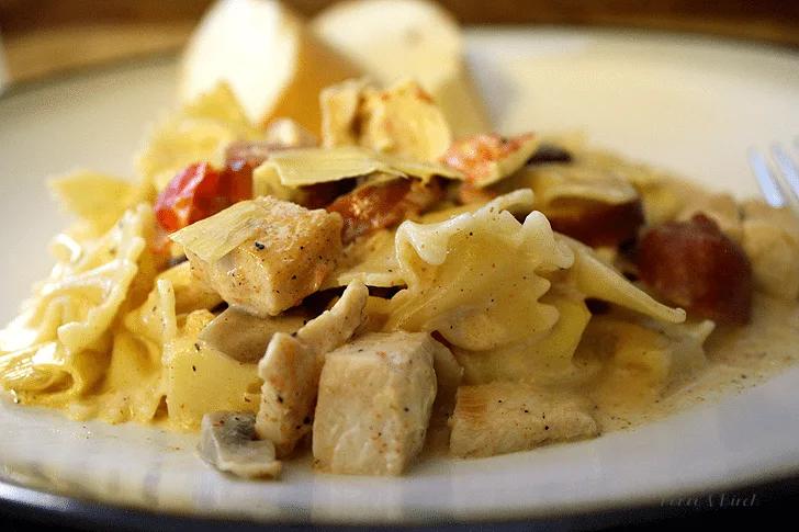 Spicy Romano Chicken Pasta