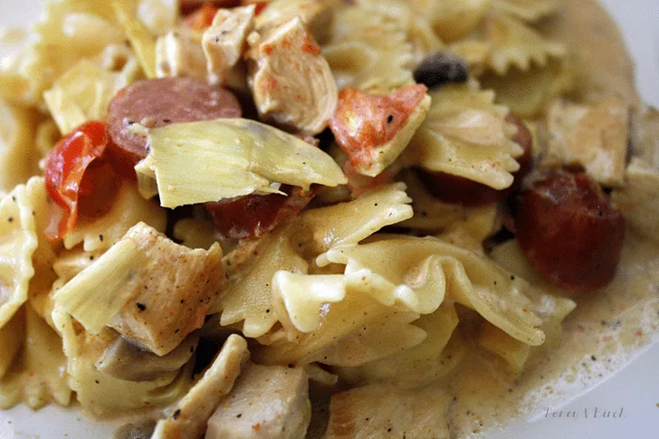 Spicy Romano Chicken Pasta