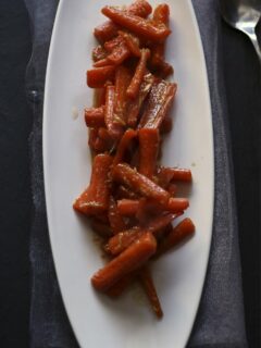 Ginger Candied Carrots side dish