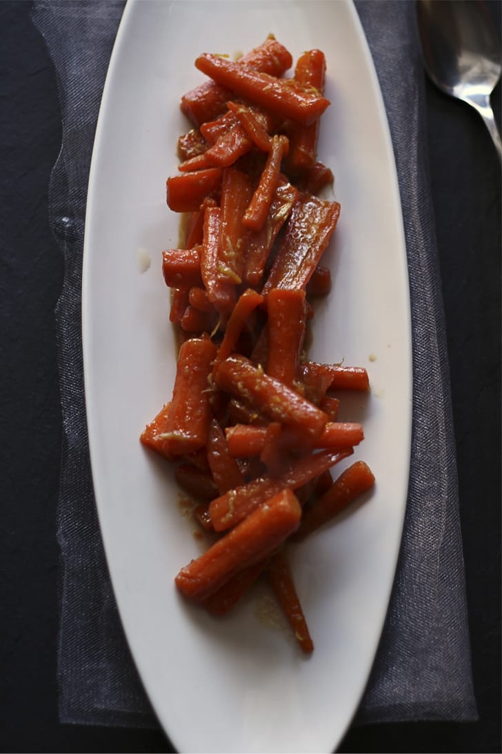 Ginger Candied Carrots side dish