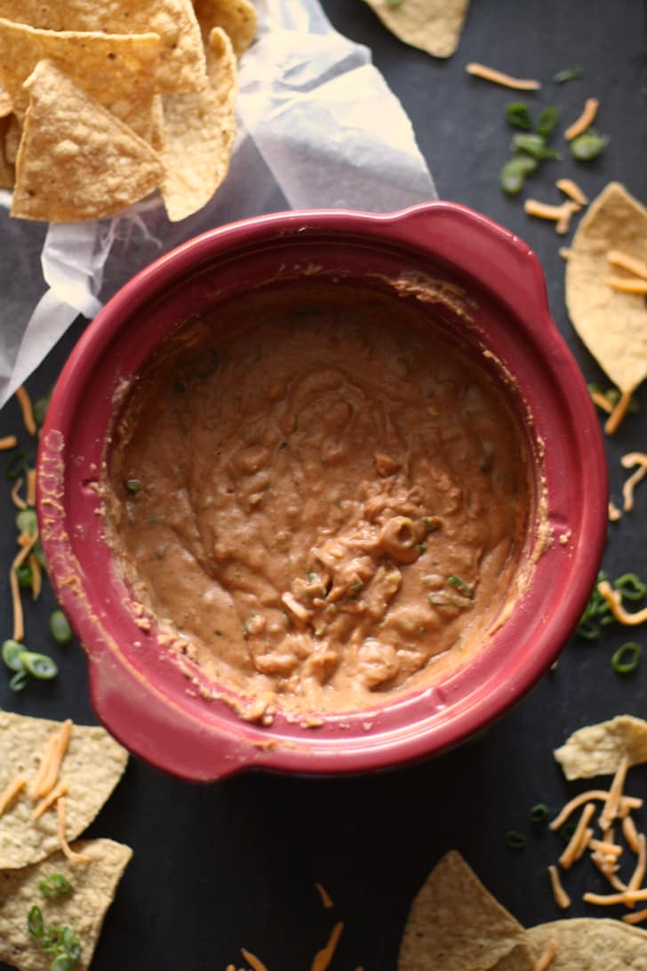 Slow Cooker Bean Dip Easy Party Appetizer
