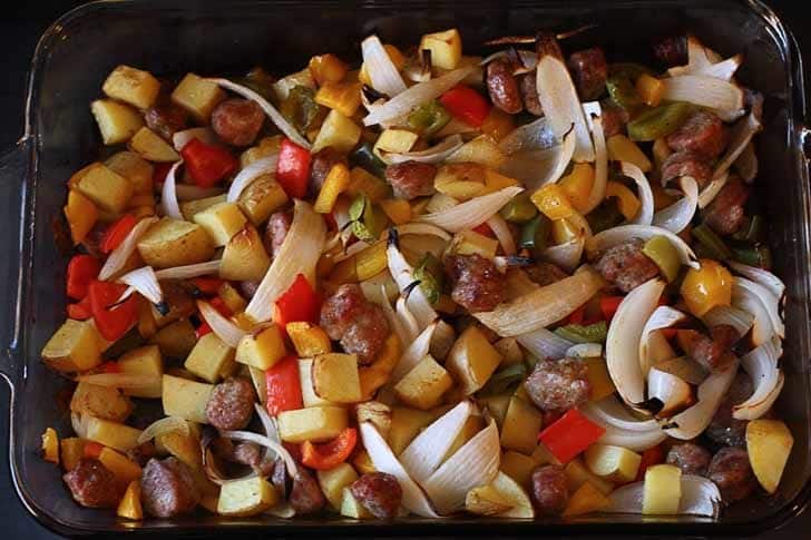 Baked Sausage and Vegetables