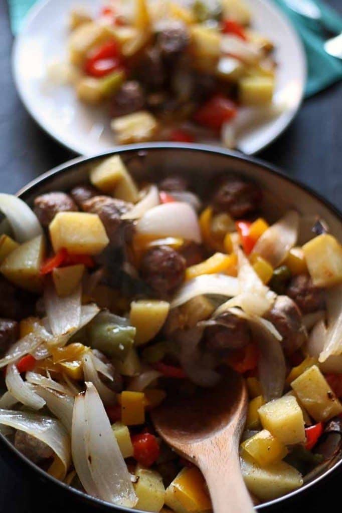 Baked Sausage and Vegetables