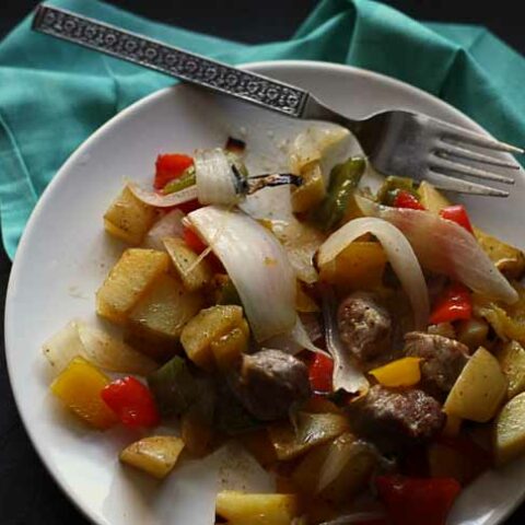 Baked Sausage and Vegetables