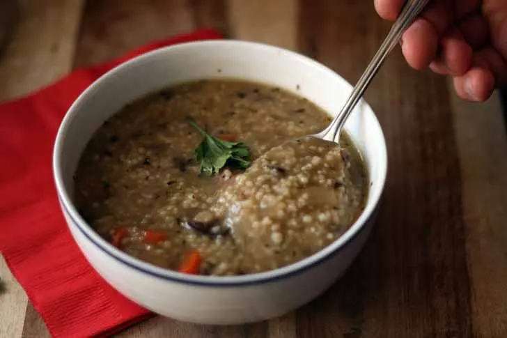 Beef Mushroom Barley Soup