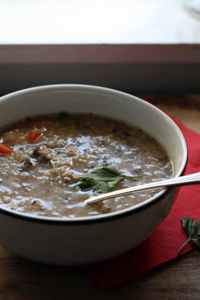 Beef Mushroom Barley Soup