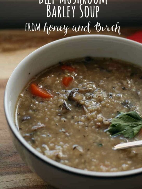 Beef Mushroom Barley Soup