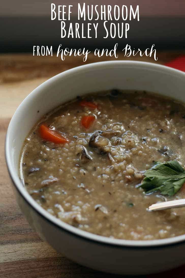 Beef Mushroom Barley Soup