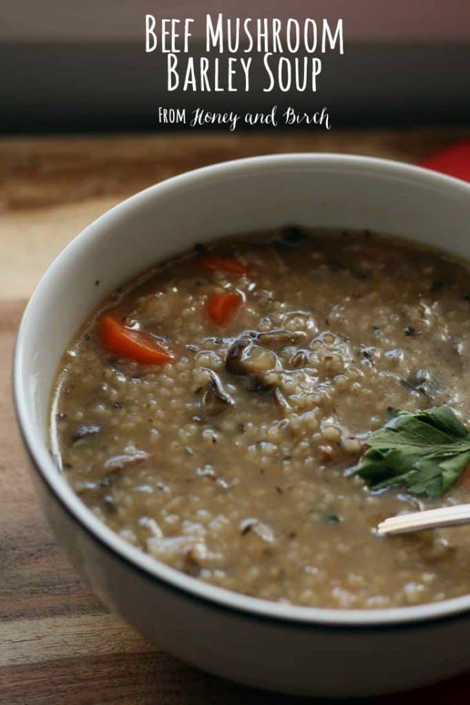 Beef Mushroom Barley Soup