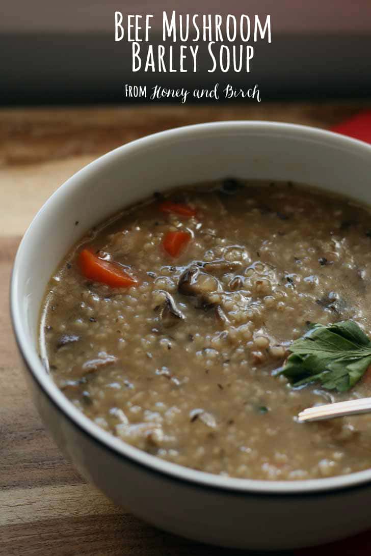 Mushroom Barley Soup Recipe