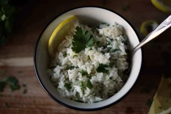 Lemon Parsley Rice