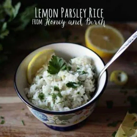 Lemon Parsley Rice