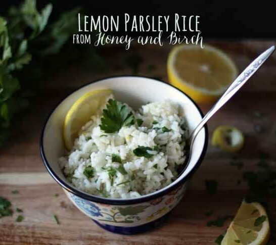 Lemon Parsley Rice