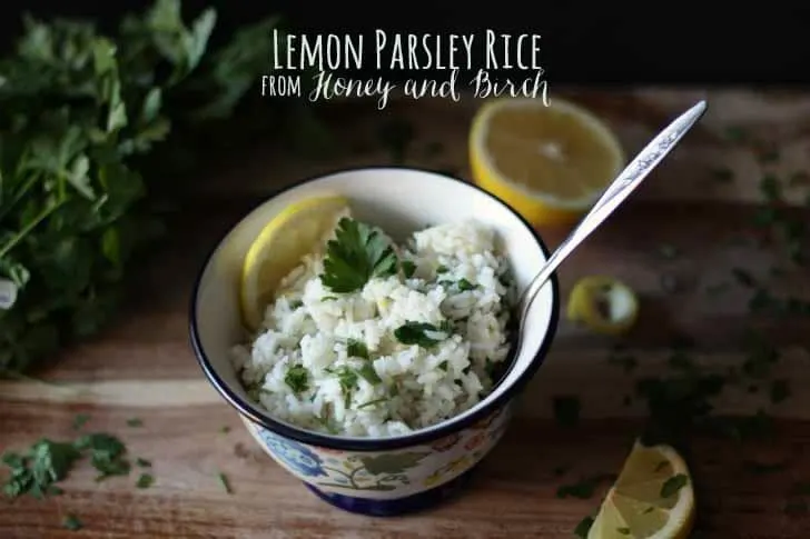 Lemon Parsley Rice