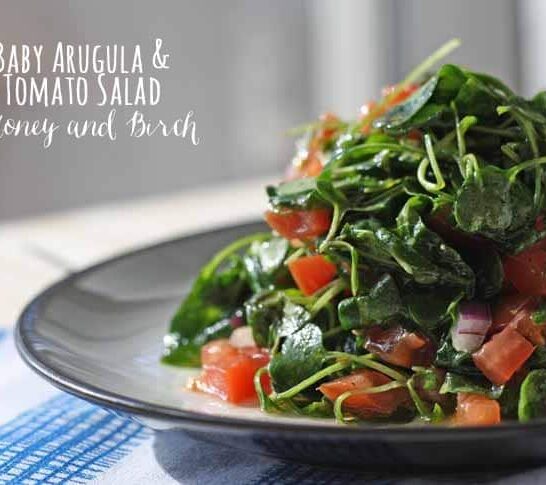 Baby Arugula and Tomato Salad