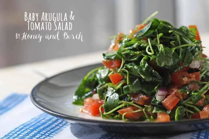 Baby Arugula and Tomato Salad