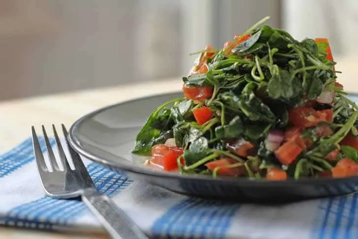 Baby Arugula and Tomato Salad