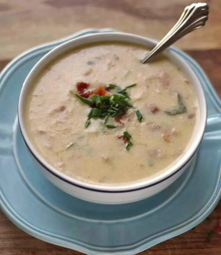 Loaded Baked Potato Soup - Honey & Birch