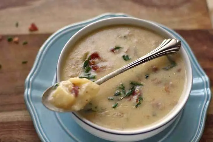 Loaded Baked Potato Soup - Honey & Birch