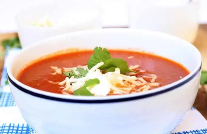 Ground Beef and Tomato Chipotle Soup