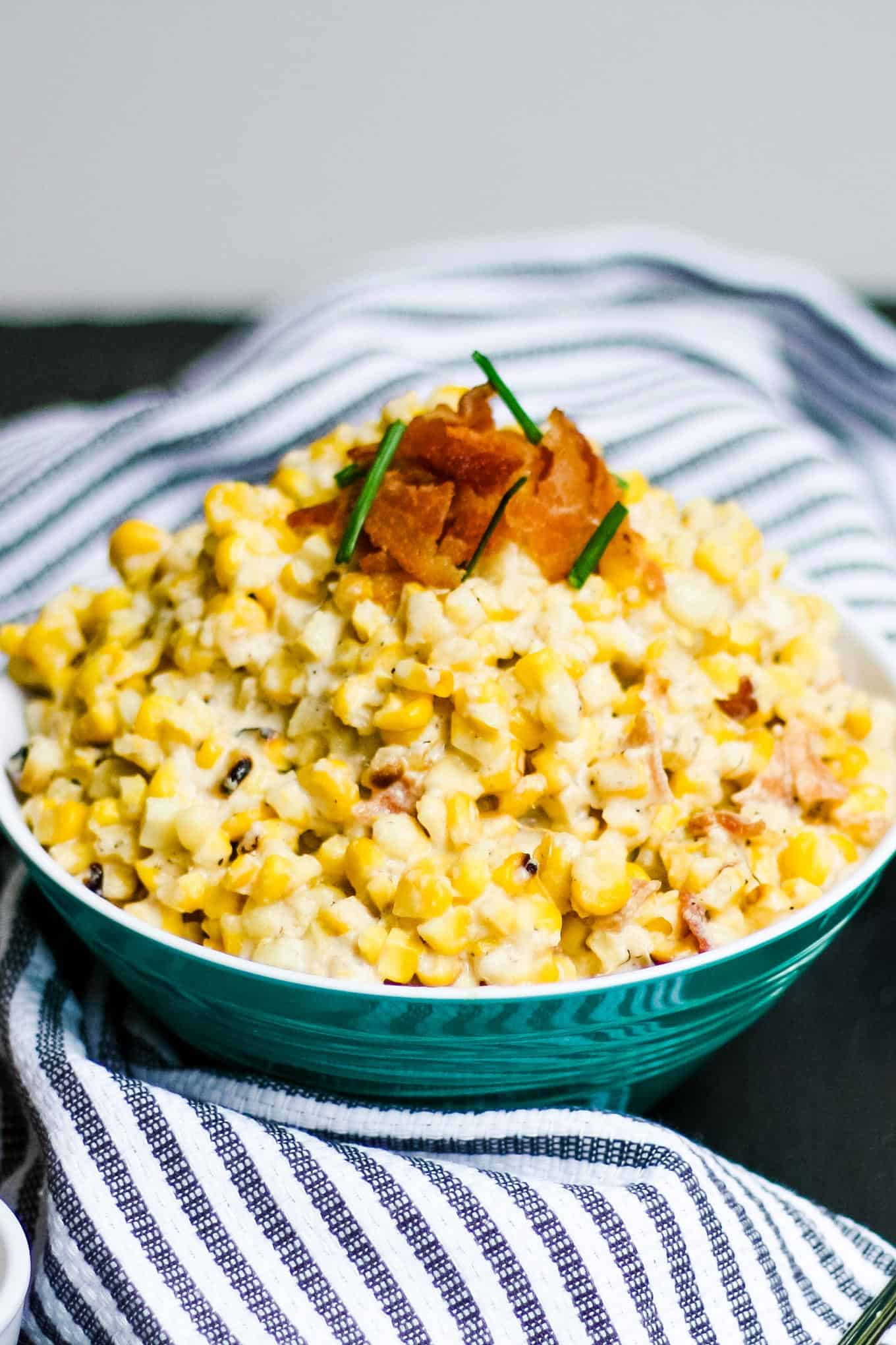 Creamed Corn with Bacon » The Thirsty Feast by honey and birch