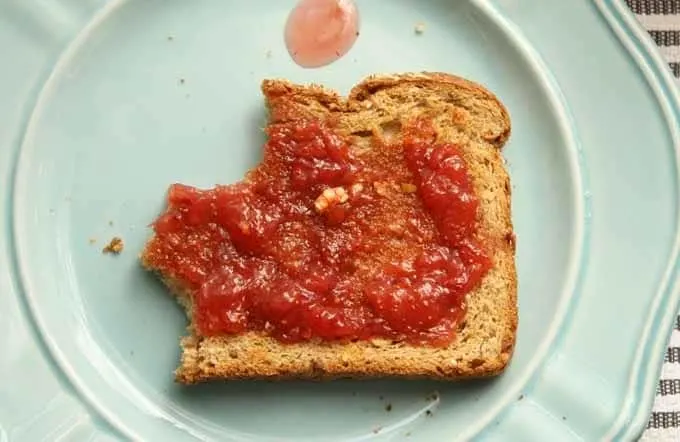 When life gives you a boatload of habanero peppers and strawberries, make some jam. Strawberry habanero jam to be exact - spicy and sweet! | www.honeyandbirch.com #canning #jam #jelly