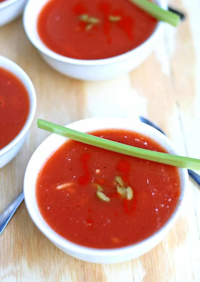 Chilled Bloody Mary Soup | Honey and Birch