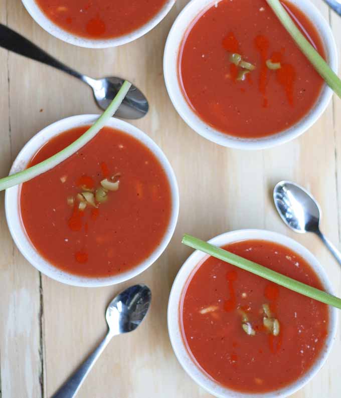 Chilled Bloody Mary Soup | Honey and Birch
