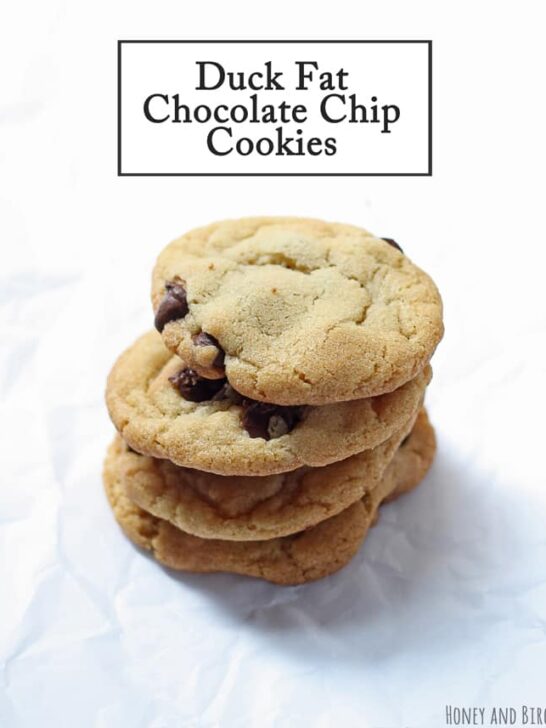 Duck Fat Chocolate Chip Cookies