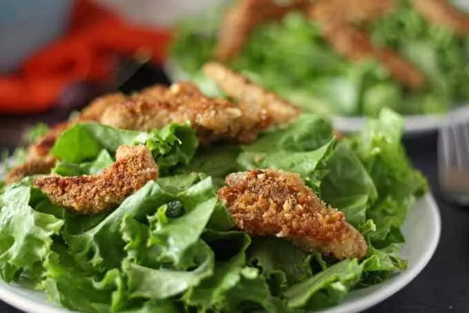 Duck Tender Salad with Cherry Balsamic Dressing | Honey and Birch