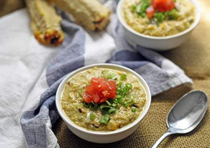 Grilled Corn Soup | Honey and Birch