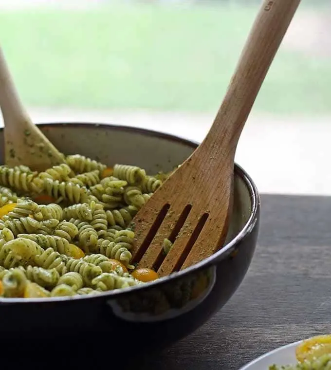 Summer Pesto Pasta | Honey and Birch