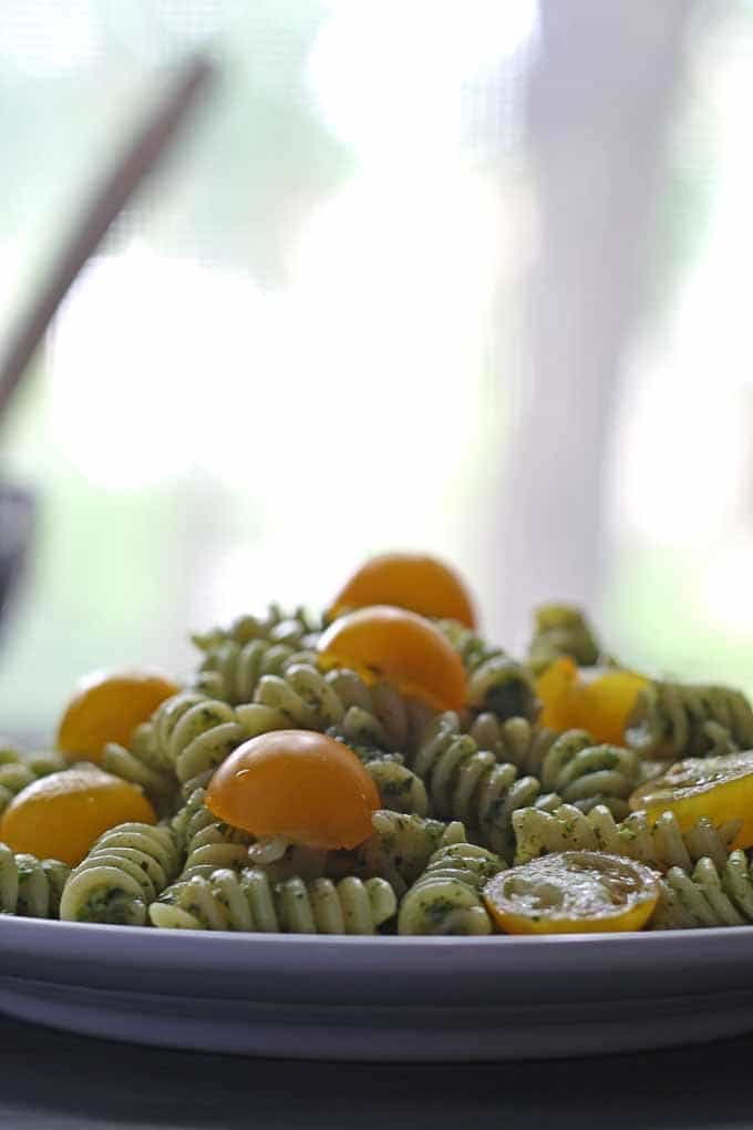 Summer Pesto Pasta | Honey and Birch